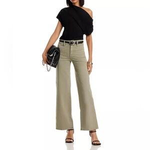 Frame Le Slim Palazzo Modernist Jeans - Thyme
